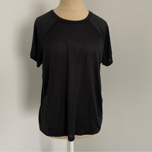 Sheer Black Athleta Short Sleeve Shirt